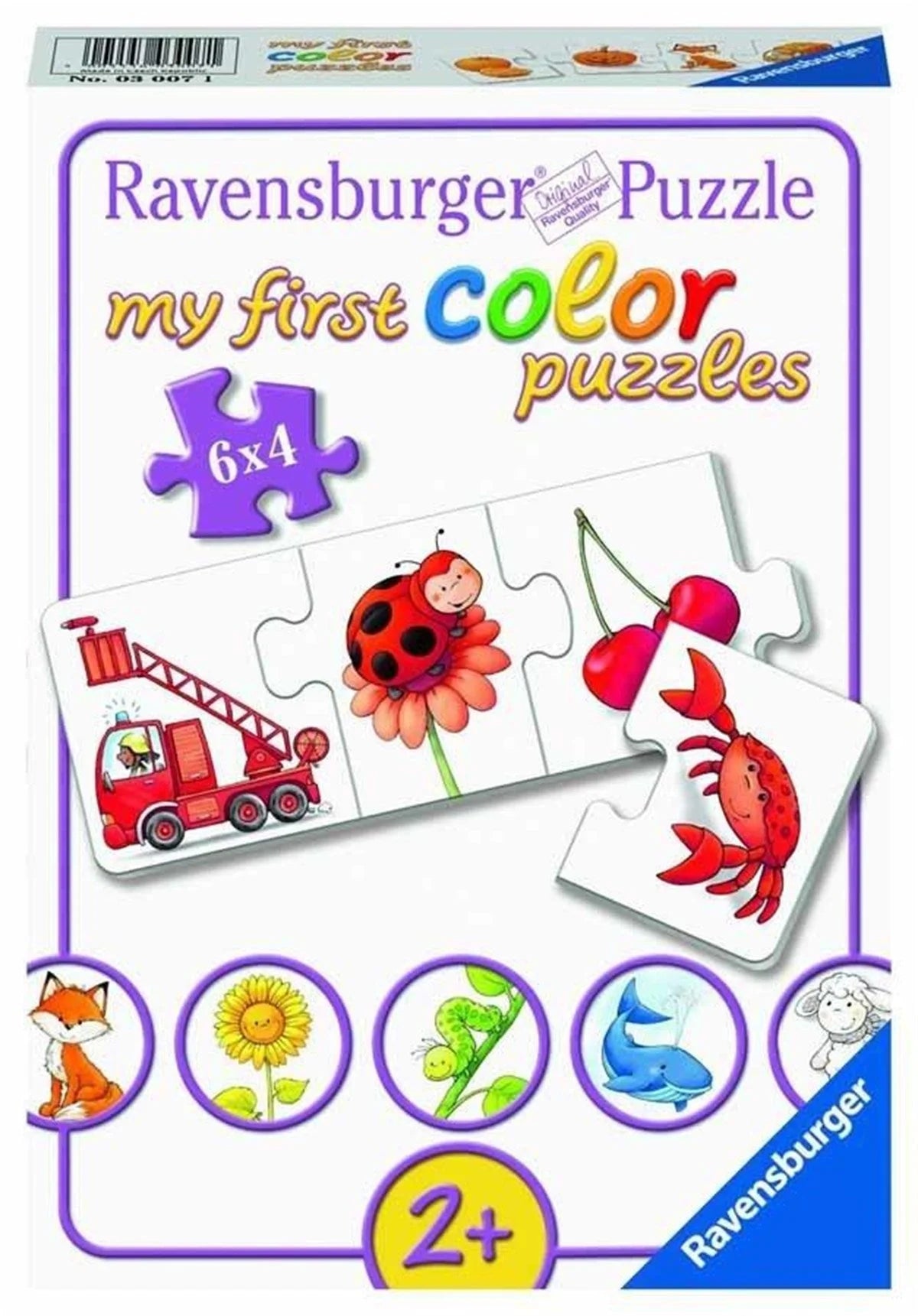 Ravensburger 6x4 Parça Puzzle Bütün İlk Renklerim 030071 | Toysall