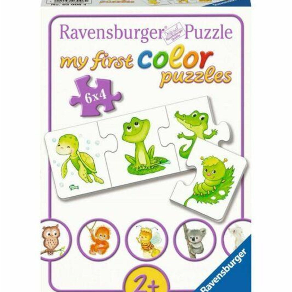 Ravensburger 6x4 Parça Puzzle İlk Renkli Hayvanlar 030064 | Toysall