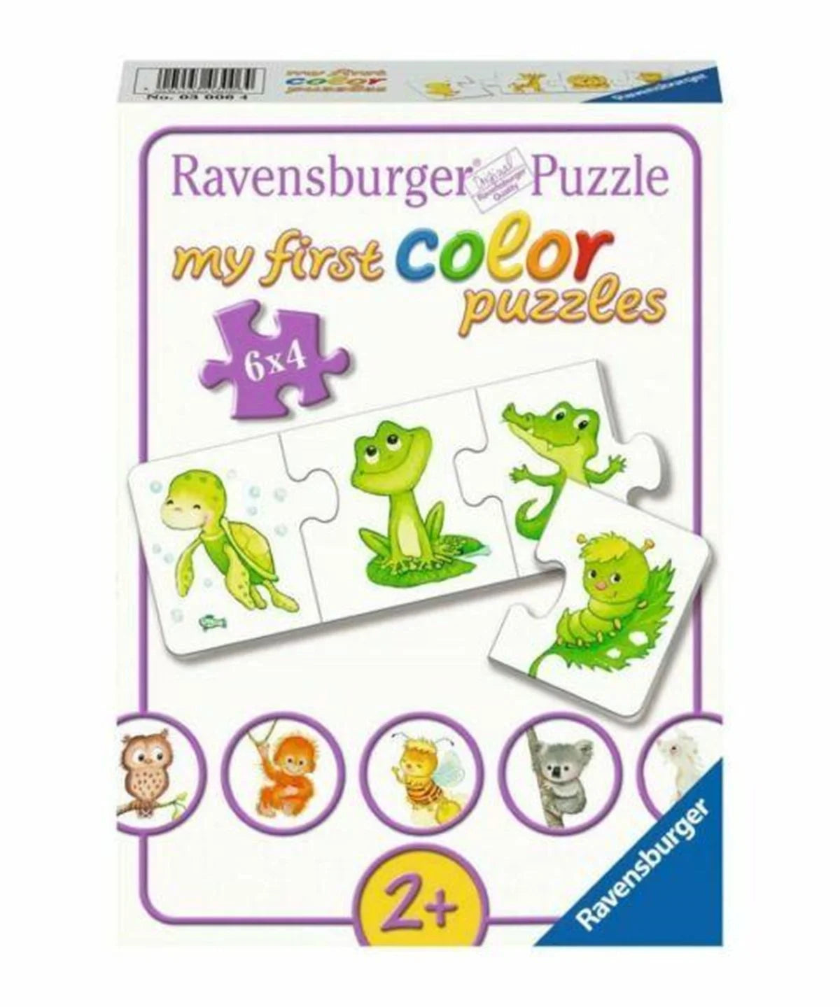 Ravensburger 6x4 Parça Puzzle İlk Renkli Hayvanlar 030064 | Toysall