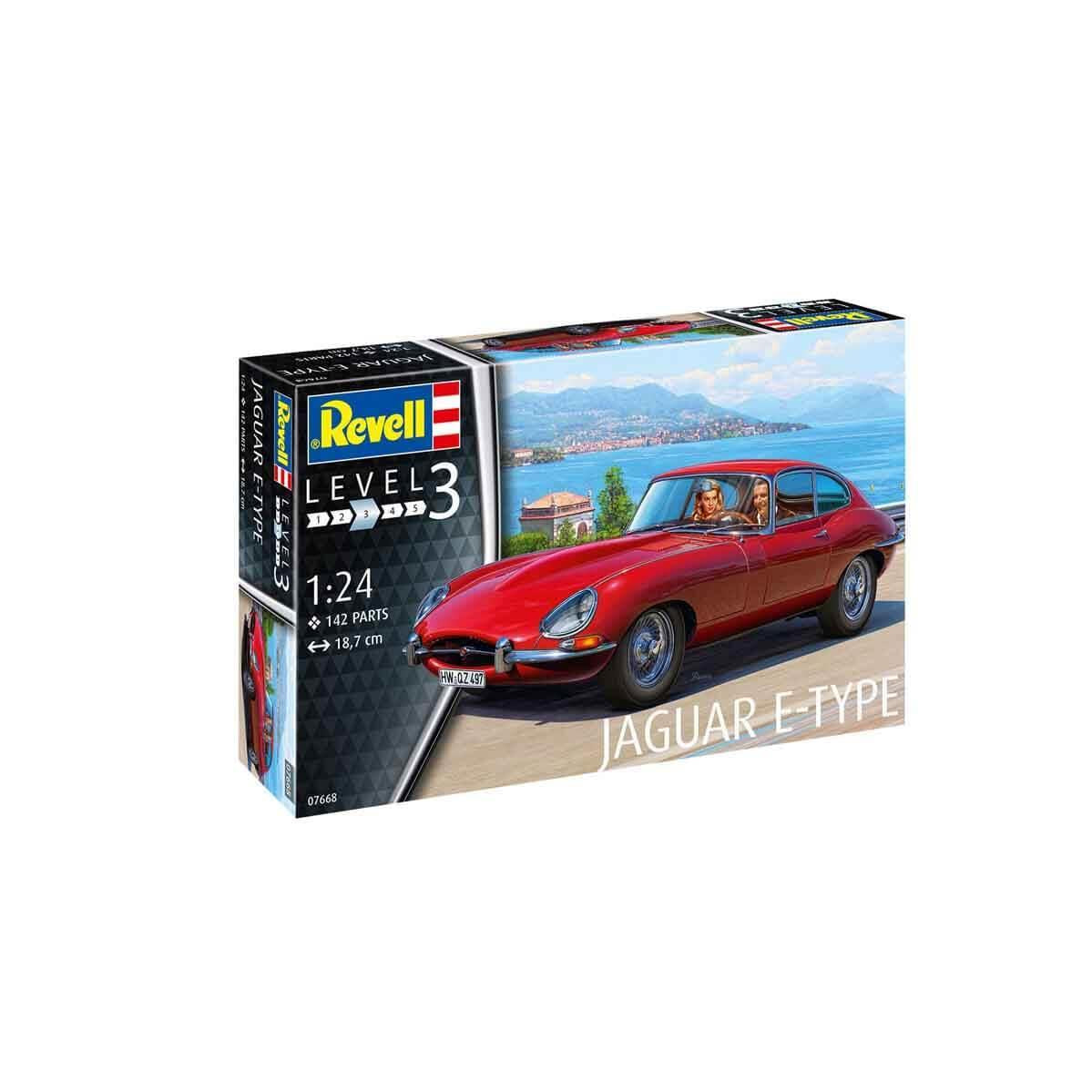 Revell 1:24 Jaguar E Type Coupe Model Kit 07668 | Toysall