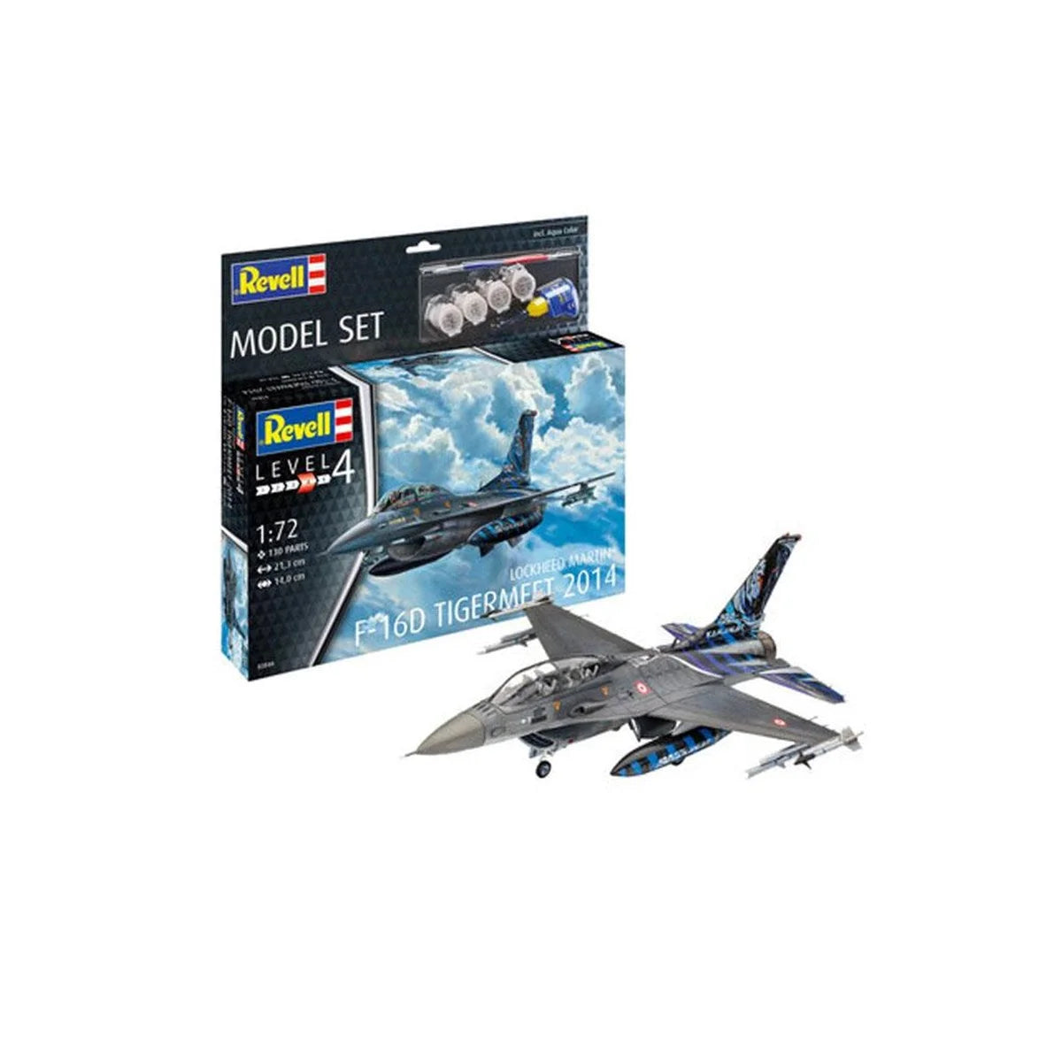 Revell 1:72 Model Set F-16D Tigermeet 192.  Filo Uçak 63844 | Toysall