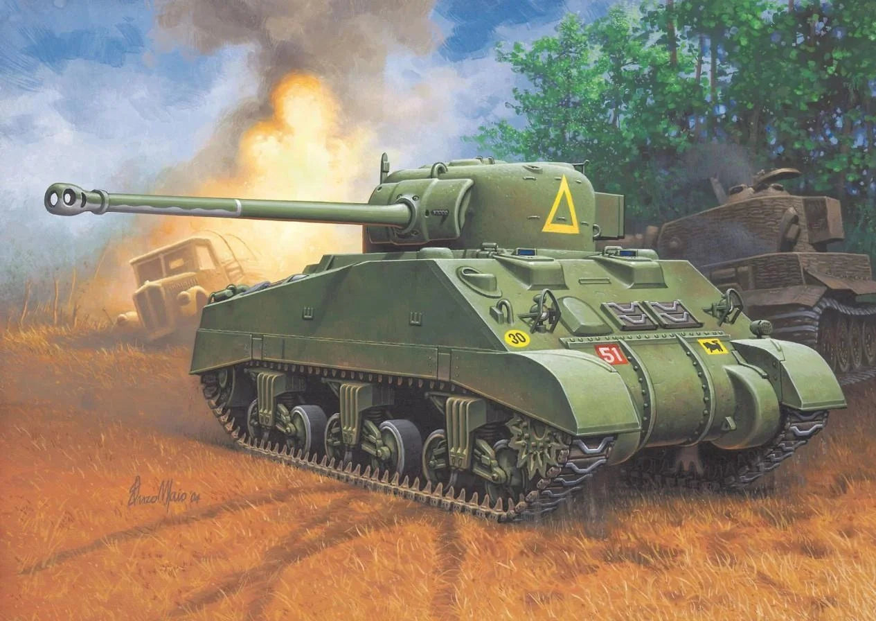 Revell 1:76 Maket Sherman Firefly Diorama Model Kit 03299 | Toysall