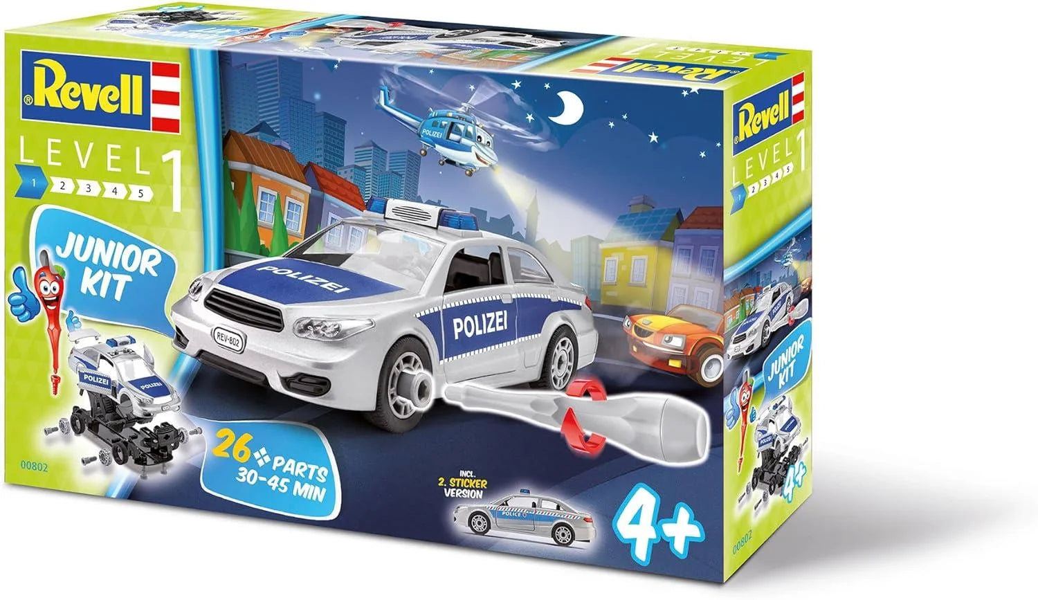 Revell Junior Kit Figürlü Polis Arabası VEA00820 | Toysall