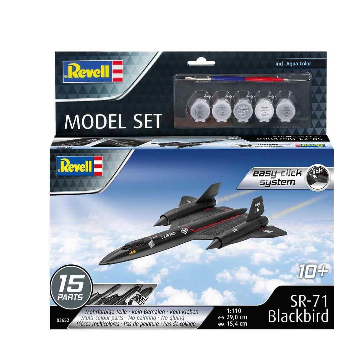 Revell Maket Model Set Lockheed SR-71 Blackbird 63652 | Toysall