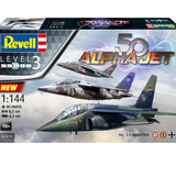 Revell Model Kit 1:144 Alpha Jet 50.Yıl 03810