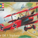 Revell Model Kit 1:72 Fokker Dr.1 Triplane Starter Kit 74116