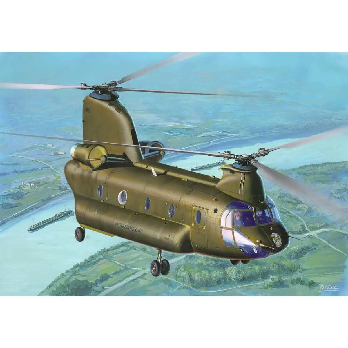 Revell Model Set 1:144 CH 47D Chinook Uçak 63825 | Toysall