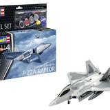 Revell Model Set 1:72 Lockheed Martin F-22A Raptor 63858
