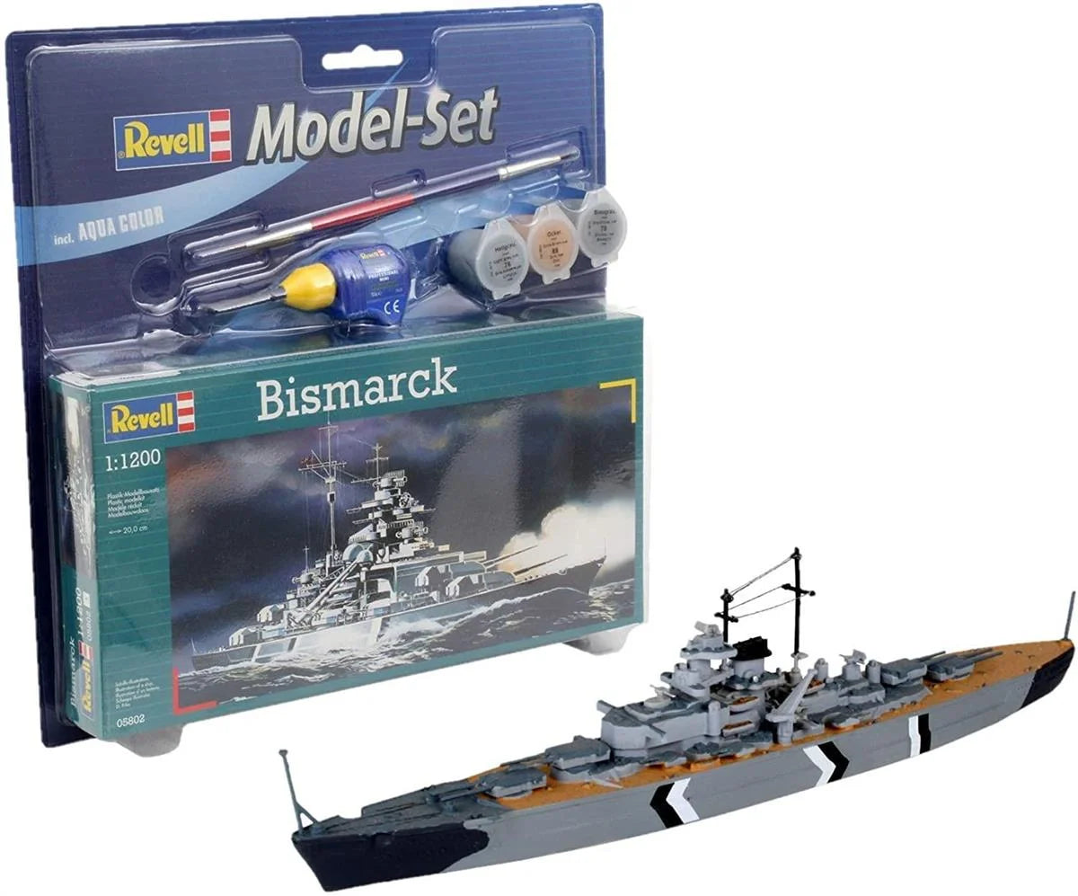 Revell Model Set Bismarck 1:1200 Gemi 65802 | Toysall