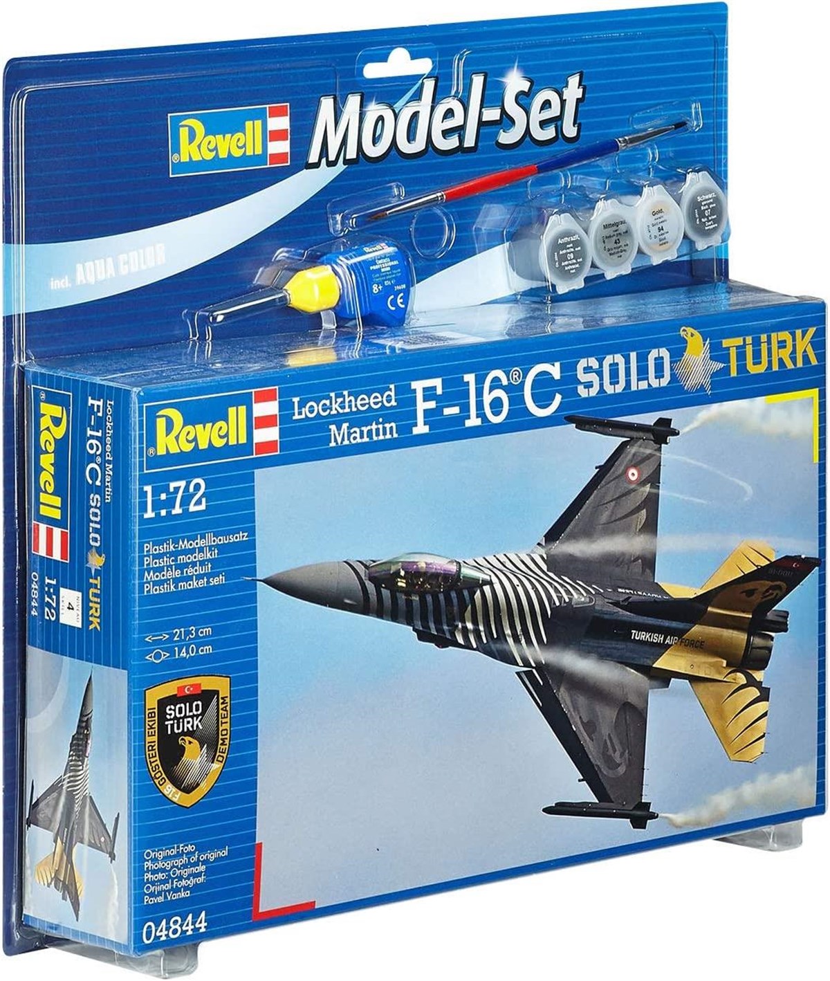 Revell Model Set SoloTürk F-16C 1:72 64844 | Toysall