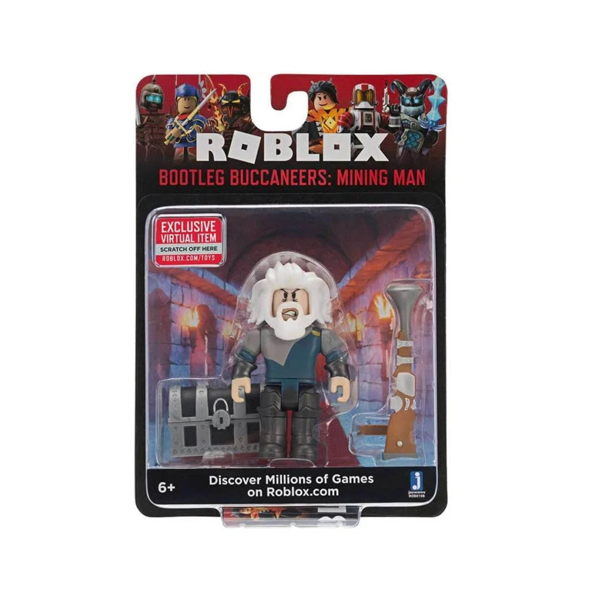 Roblox Figür Paketi-Bootleg Buccaneers:Mınıng Man RBL27000 | Toysall