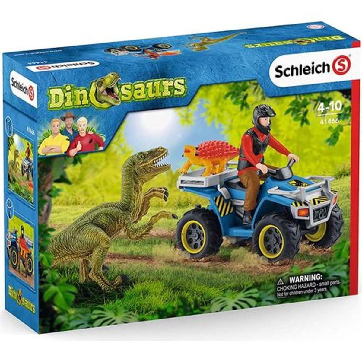 Schleich Dinosaurs Oyun Seti Velociraptorden Kaçış 41466 | Toysall
