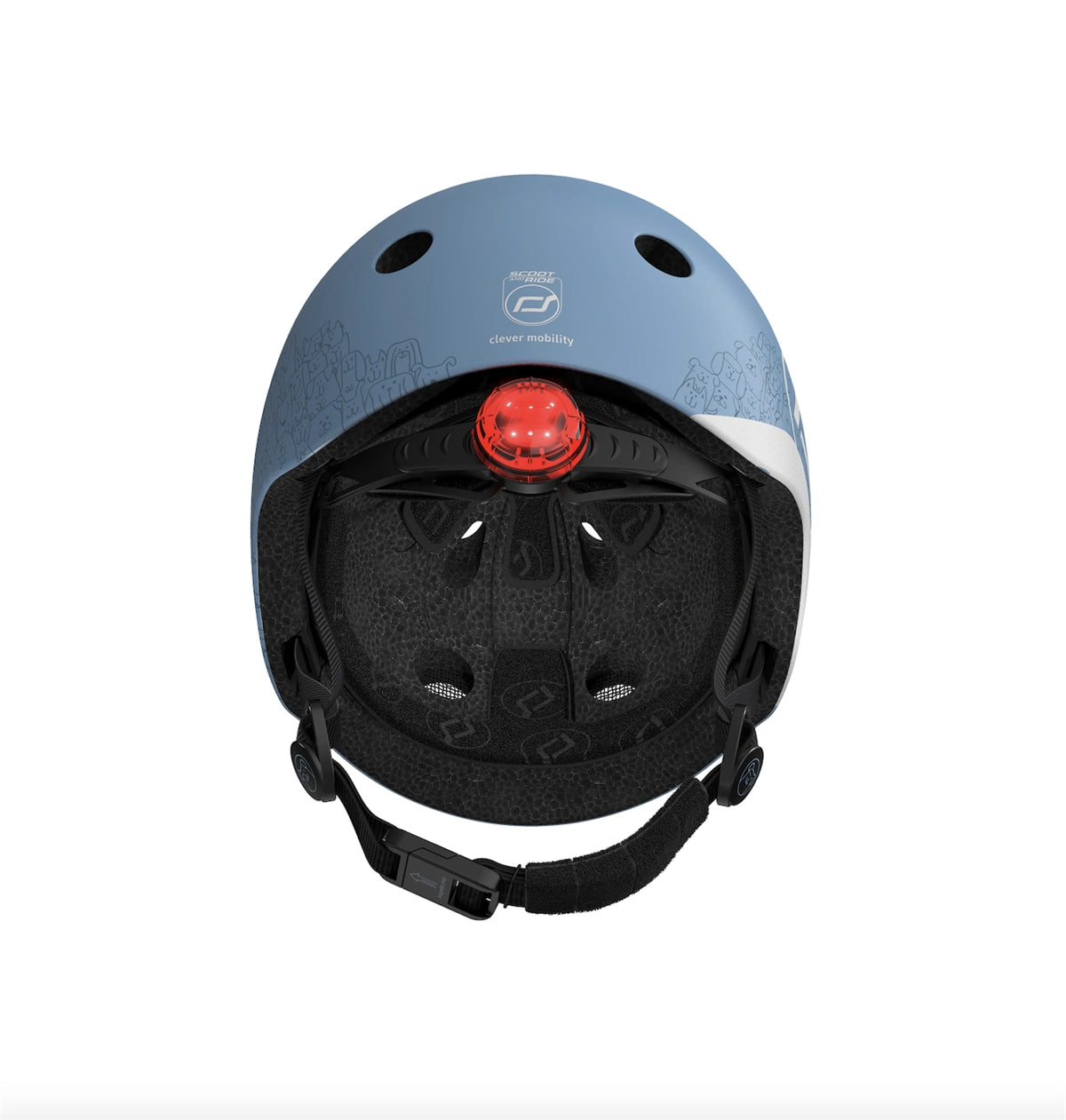 Scoot and Ride Helmet Reflective Bebek Kaskı XXS-S Petrol Mavisi 181206-96495 | Toysall