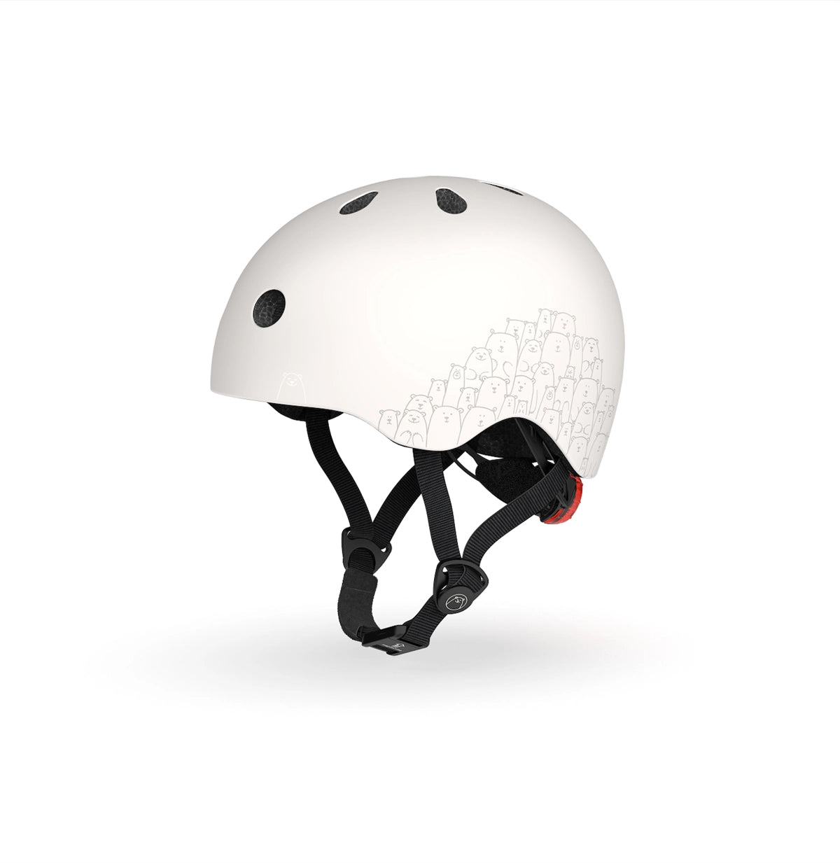 Scoot and Ride Helmet Reflective Bebek Kaskı XXS-S Açık Gri 181206-96498 | Toysall