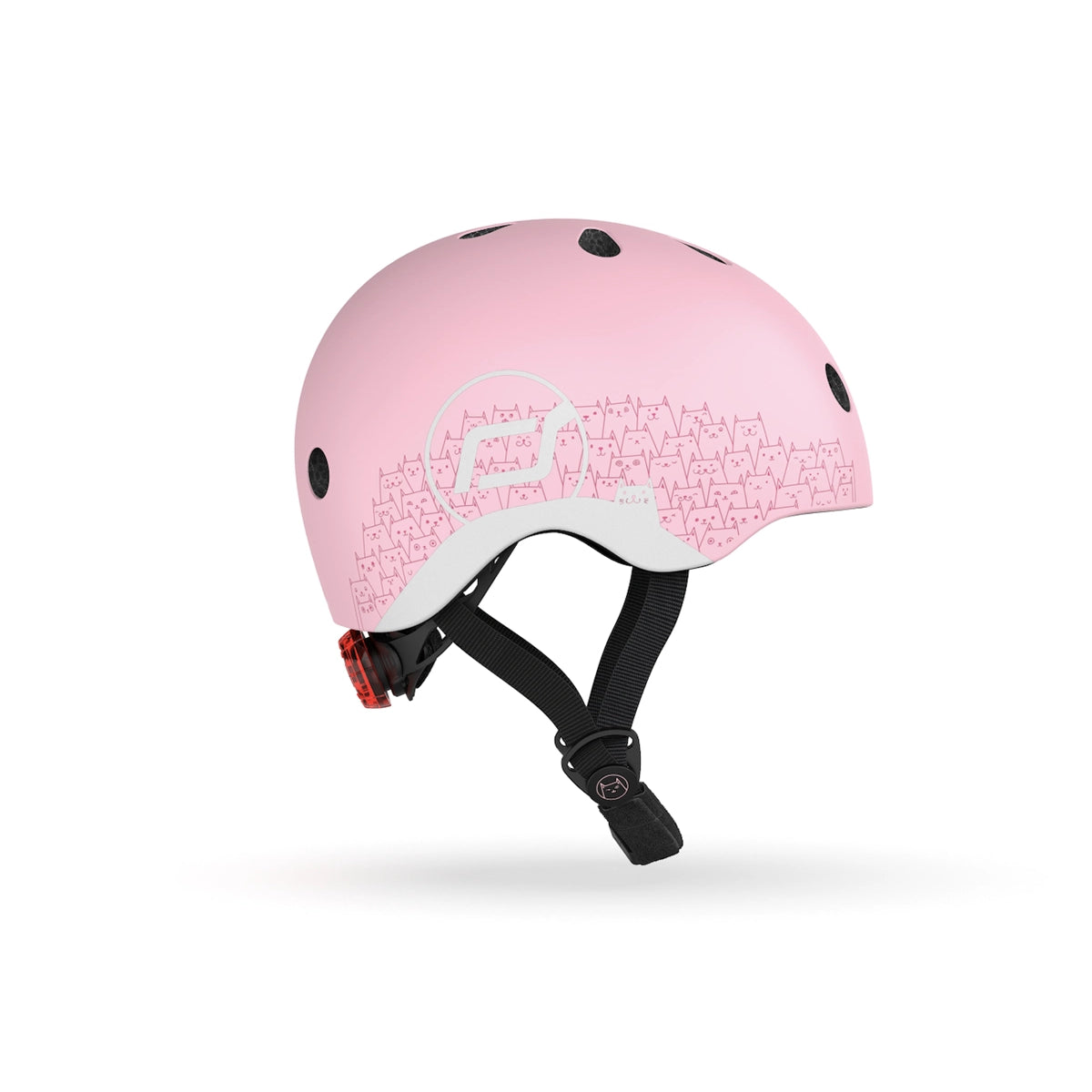 Scoot and Ride Helmet Reflective Bebek Kaskı XXS-S Pembe 181206-96496 | Toysall