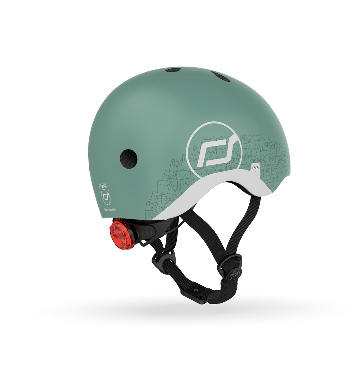 Scoot and Ride Helmet Reflective Bebek Kaskı XXS-S Yeşil 181206-96497 | Toysall