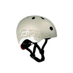 Scoot and Ride Helmet Reflective Bebek Kaskı XXS-S Açık Gri 181206-96498 | Toysall