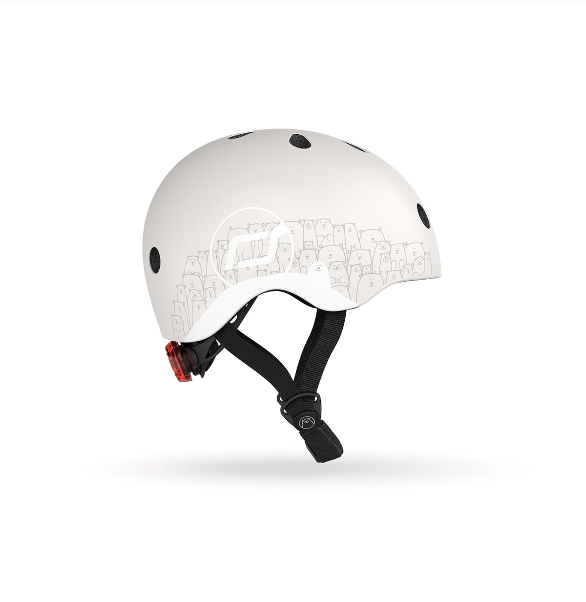 Scoot and Ride Helmet Reflective Bebek Kaskı XXS-S Açık Gri 181206-96498 | Toysall