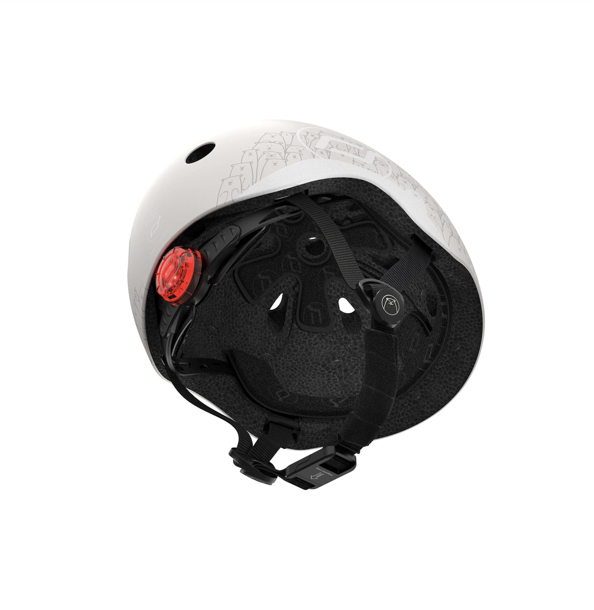 Scoot and Ride Helmet Reflective Bebek Kaskı XXS-S Açık Gri 181206-96498 | Toysall