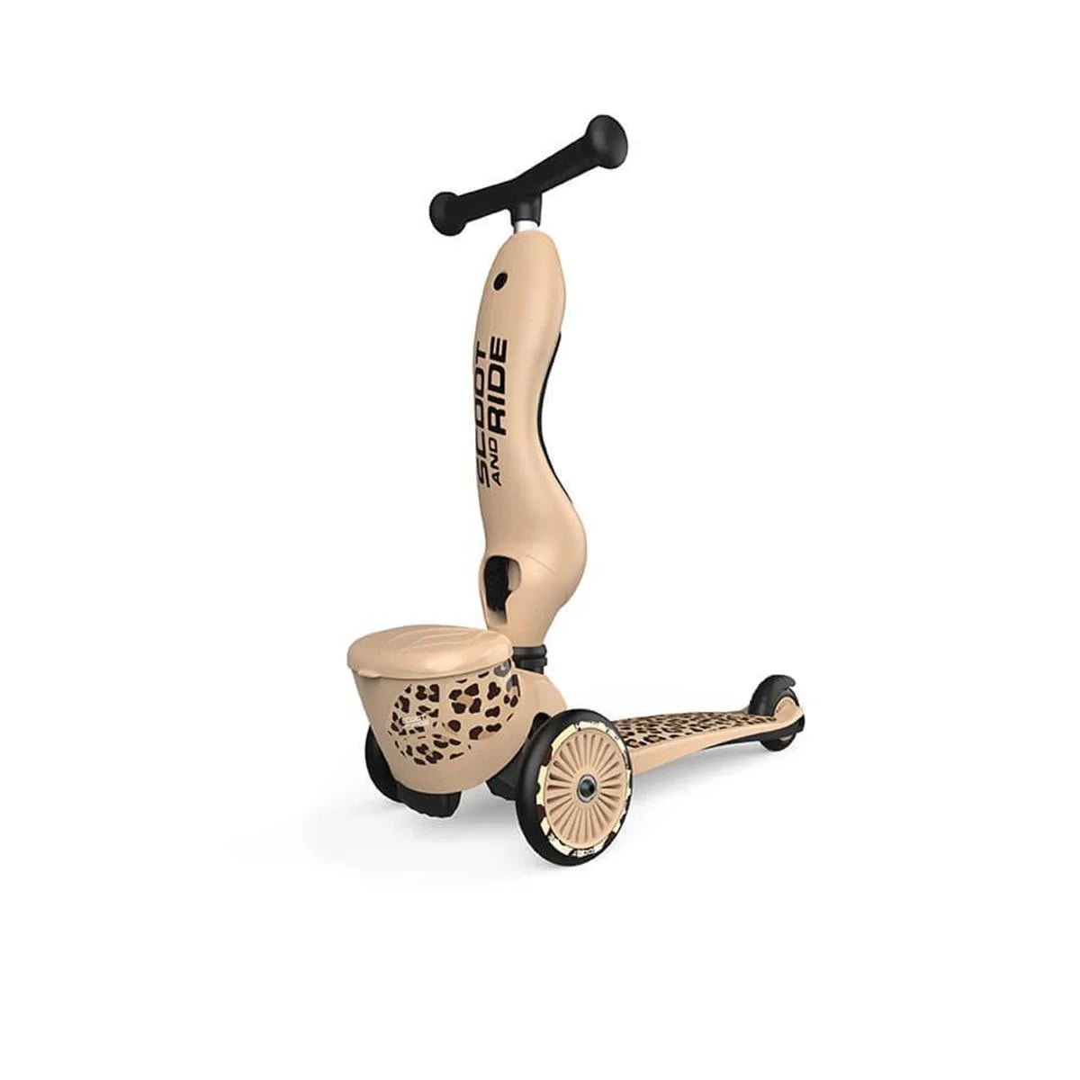 Scoot and Ride Highwaykick 1 Lifestyle Scooter - Leopard 210621-96607 | Toysall