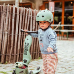 Scoot and Ride Highwaykick 1 Lifestyle Scooter - Green Lines 210621-96604 | Toysall