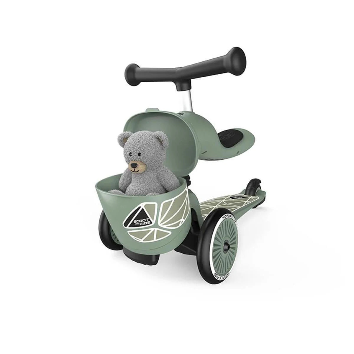 Scoot and Ride Highwaykick 1 Lifestyle Scooter - Green Lines 210621-96604 | Toysall