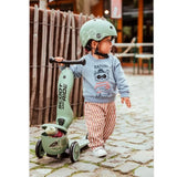 Scoot and Ride Highwaykick 1 Lifestyle Scooter - Green Lines 210621-96604 | Toysall