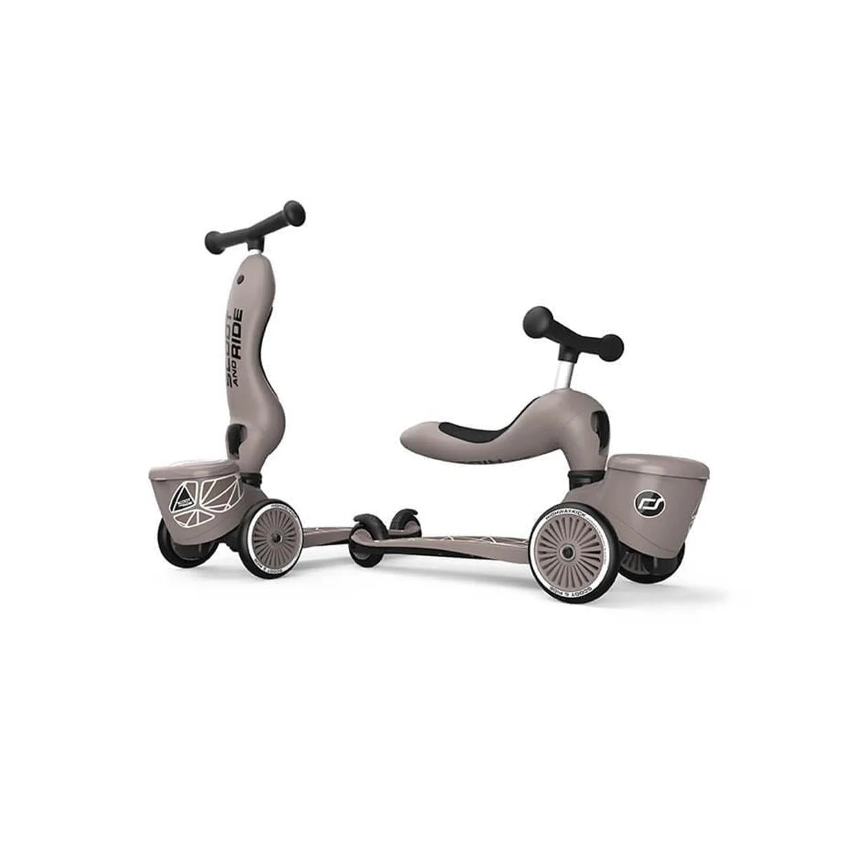 Scoot and Ride Highwaykick 1 Lifestyle Scooter - Brown Lines 210621-96605 | Toysall