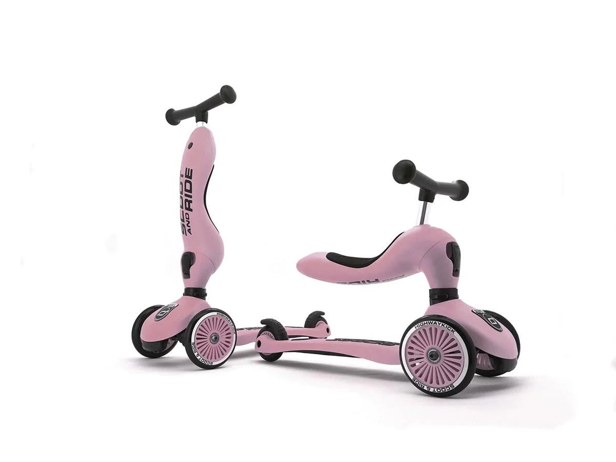 Scoot and Ride Highwaykick 1 Oturaklı Çocuk Scooter Pembe 160629-96270 | Toysall