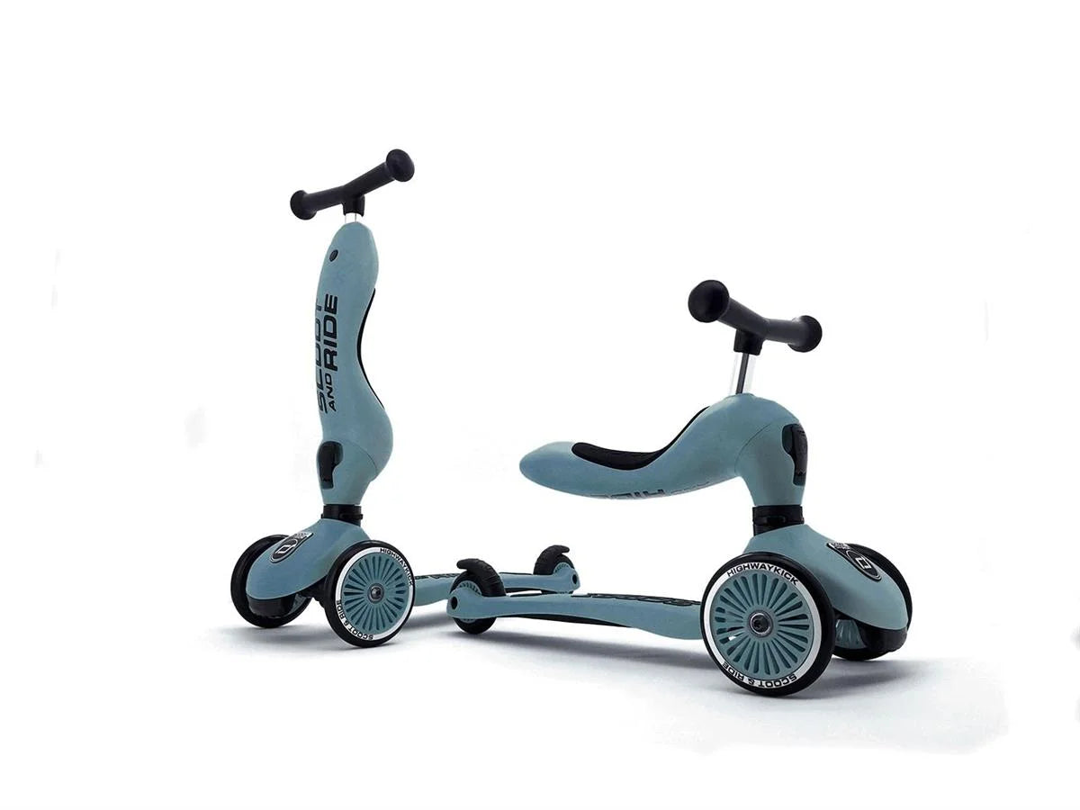 Scoot and Ride Highwaykick 1 Oturaklı Çocuk Scooter Petrol Mavisi 160629-96271 | Toysall