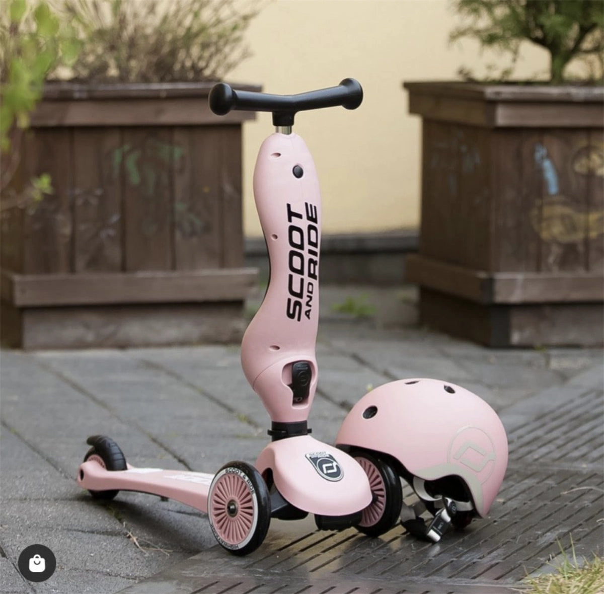 Scoot and Ride Highwaykick 1 Oturaklı Çocuk Scooter Pembe 160629-96270 | Toysall