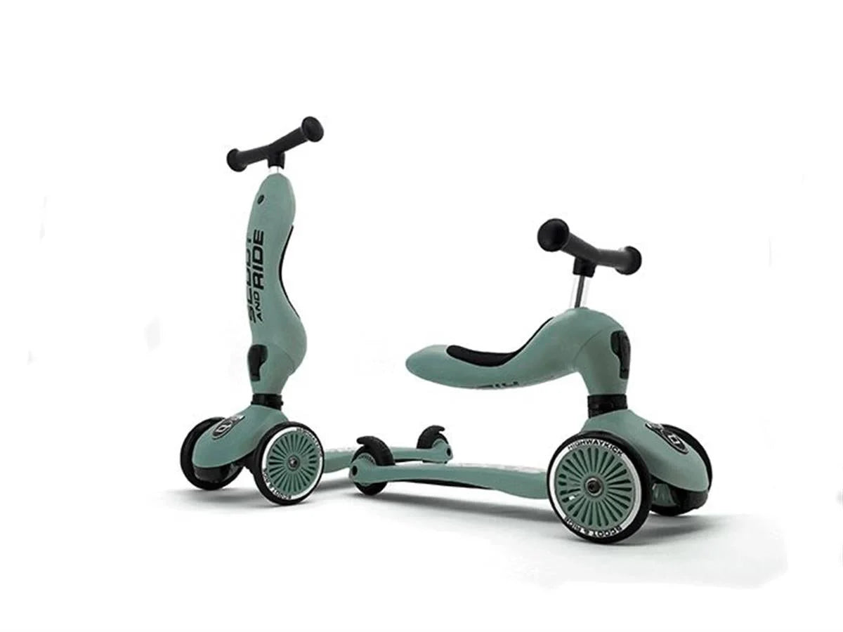 Scoot and Ride Highwaykick 1 Oturaklı Çocuk  Scooter Yeşil 160629-96269 | Toysall