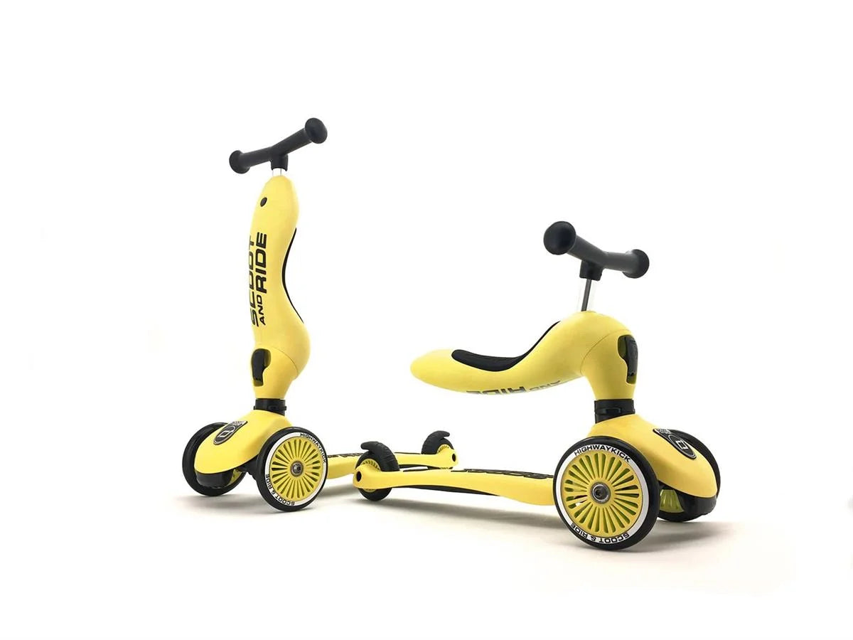 Scoot and Ride Highwaykick 1 Oturaklı Çocuk Scooter Sarı 160629-96354 | Toysall