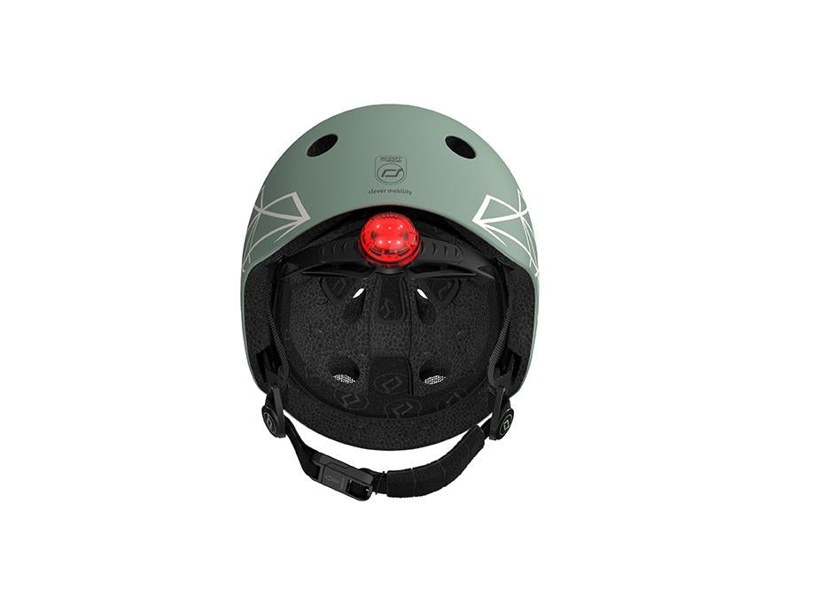Scoot and Ride Lifestyle Bebek Kaskı XXS-S Green Lines 181206-96562 | Toysall