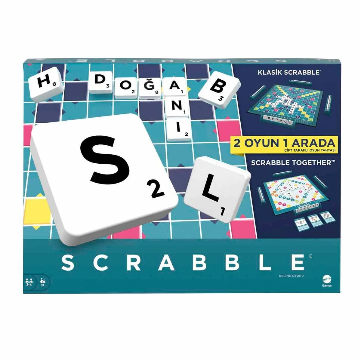 Scrabble Orjinal 2'si 1 Arada Türkçe HXV98 | Toysall