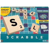 Scrabble Orjinal Ahşap 2'si 1 Arada Türkçe JLJ64