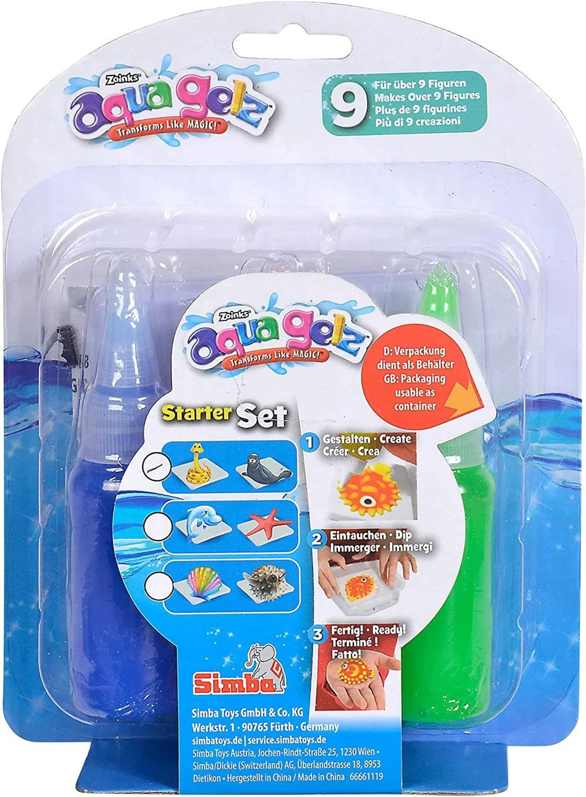 Simba Aqua Gelz Deluxe Başlangıç Oyun Seti 106322450 | Toysall