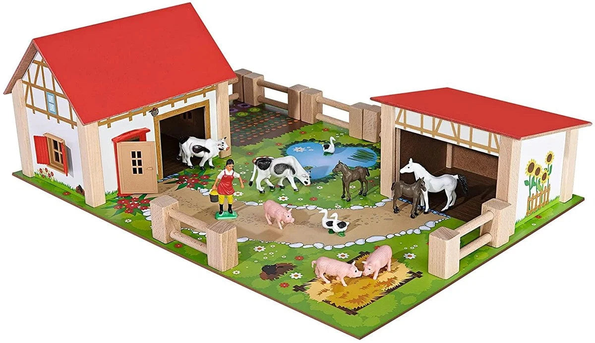 Simba Eichhorn Çiftlik Ahşap Oyun Seti 100004308 | Toysall