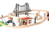 Simba Eichhorn Köprülü Tren Ahşap Yapı Seti 100001266 | Toysall