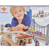 Simba Eichhorn Köprülü Tren Ahşap Yapı Seti 100001266 | Toysall