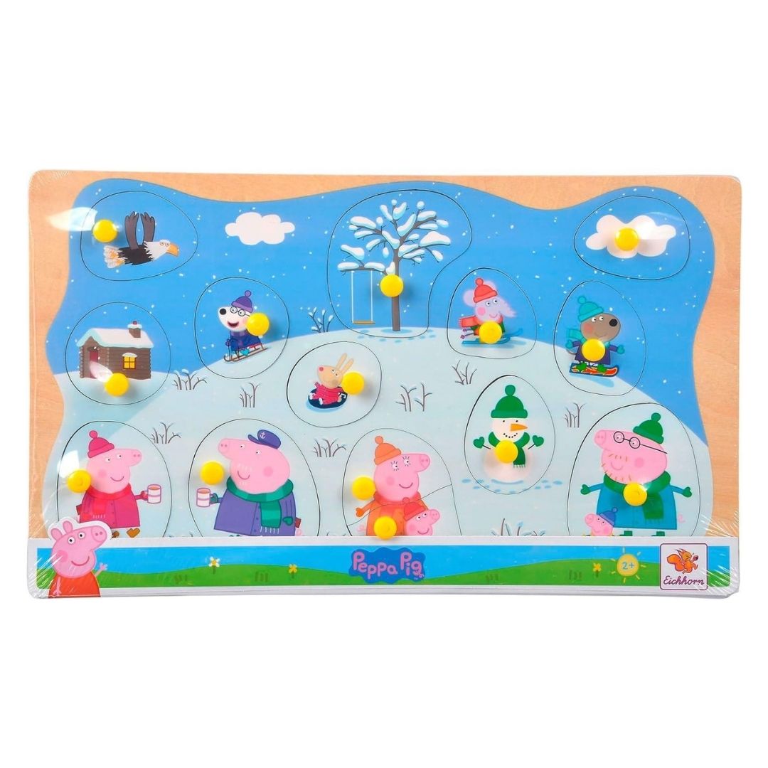 Simba Eichhorn Peppa Pig Pin Puzzle - Kış 109265710 | Toysall