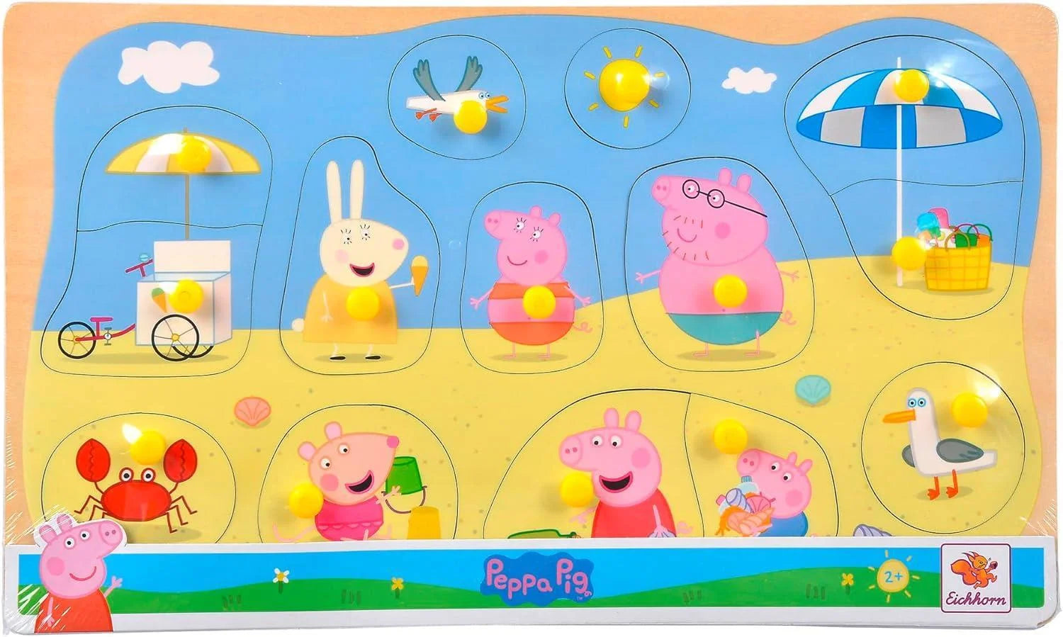 Simba Eichhorn Peppa Pig Pin Puzzle - Yaz 109265710 | Toysall