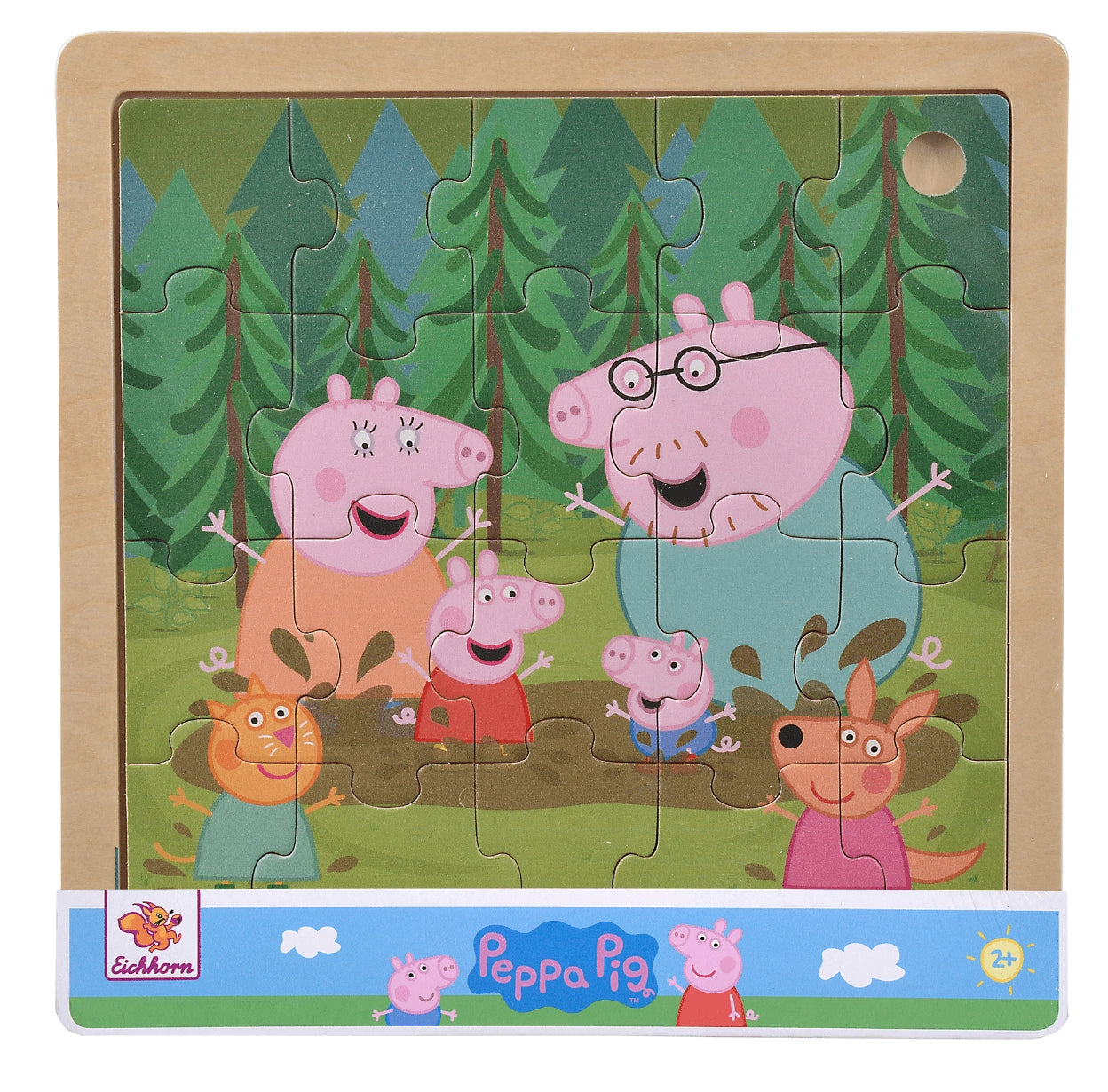 Simba Eichhorn Peppa Pig Yapboz - Bahçede 109265701 | Toysall