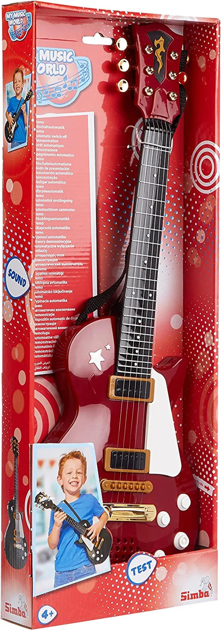 Simba My Music World Rock Gitarı - Kırmızı 837110 | Toysall