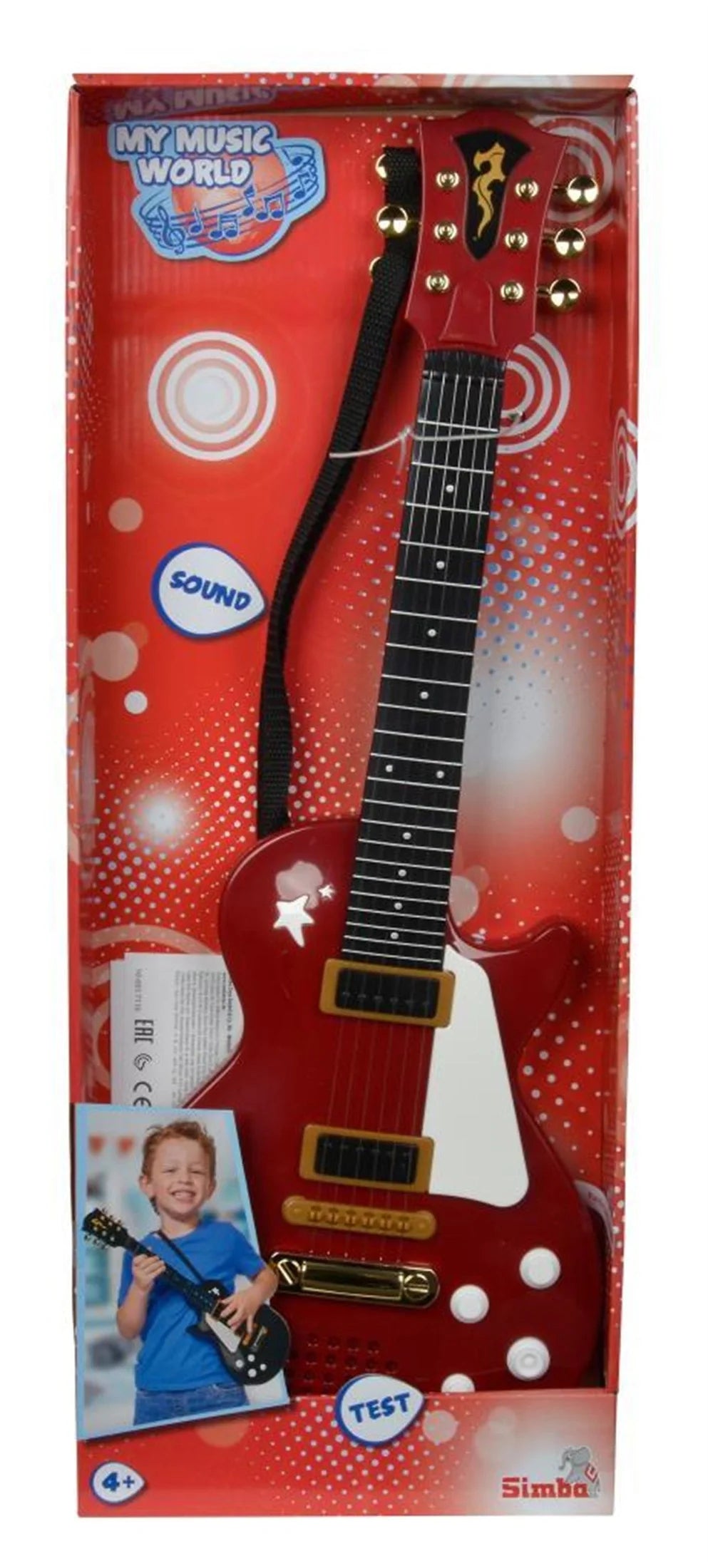 Simba My Music World Rock Gitarı - Kırmızı 837110 | Toysall