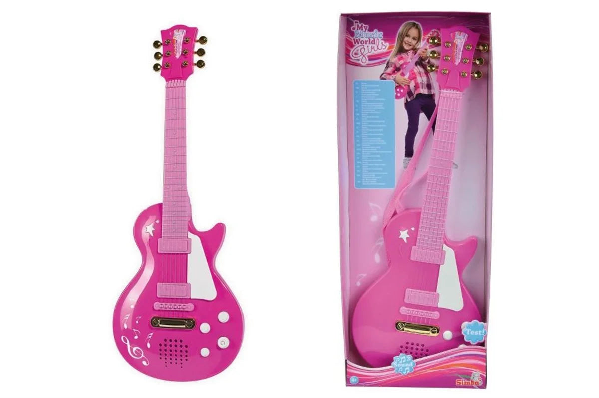 Simba My Music World Rock Gitarı - Pembe 830693 | Toysall