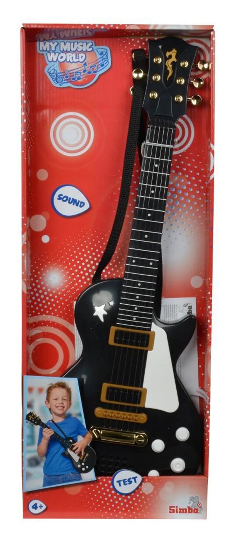 Simba My Music World Rock Gitarı - Siyah 837110 | Toysall