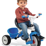Smoby 3 Tekerlekli Çocuk Arabası 3'ü1 Arada Set - Mavi 741102