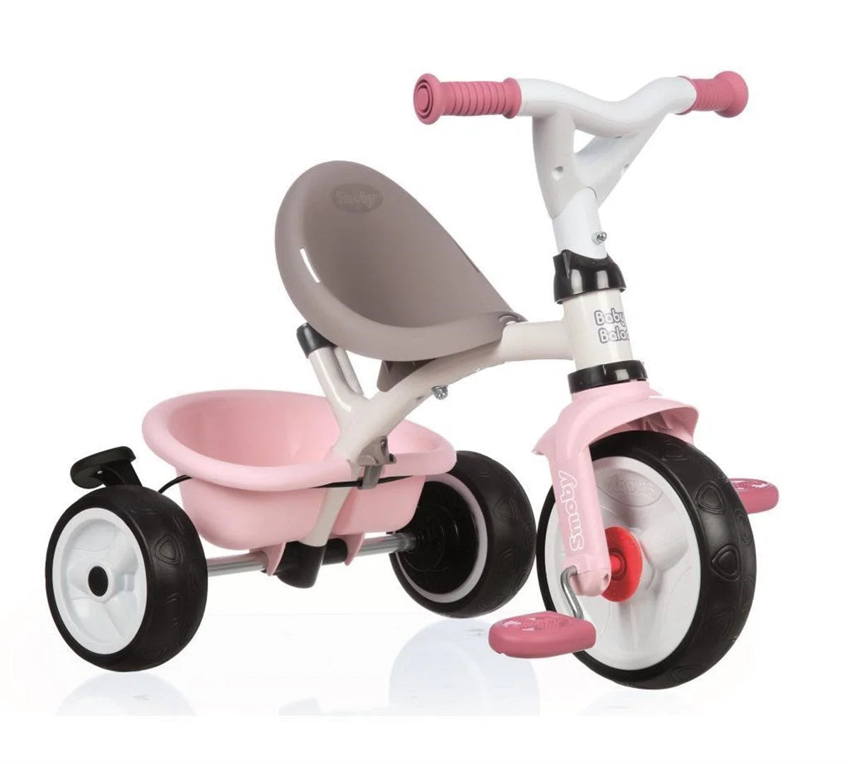 Smoby 3 Tekerlekli Çocuk Bisikleti 3'ü1 Arada Set  - Pembe 741401 | Toysall