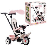 Smoby 3 Tekerlekli Çocuk Bisikleti 3'ü1 Arada Set  - Pembe 741404